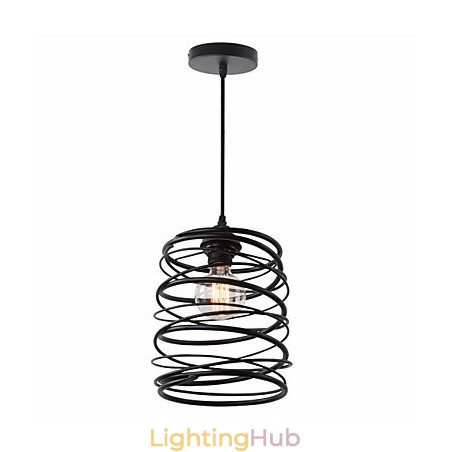 Rustic Lodge Retro Country Mini Style Painting Metal Pendant Light Garage Rustic Lodge Retro Country Mini Style Painting Metal Pendant Light Garage