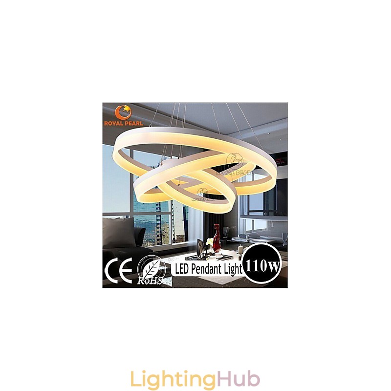 Hot Sale White Color Acrylic Modern Hanging Light 130W