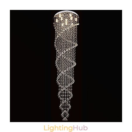 Ceiling Chandelier Lights Pendant Light Lighting Fixtures with K9 Crystal Double Spiral D70CM H300CM Ceiling Chandelier Lights Pendant Light Lighting Fixtures with K9 Crystal Double Spiral D70CM H300CM