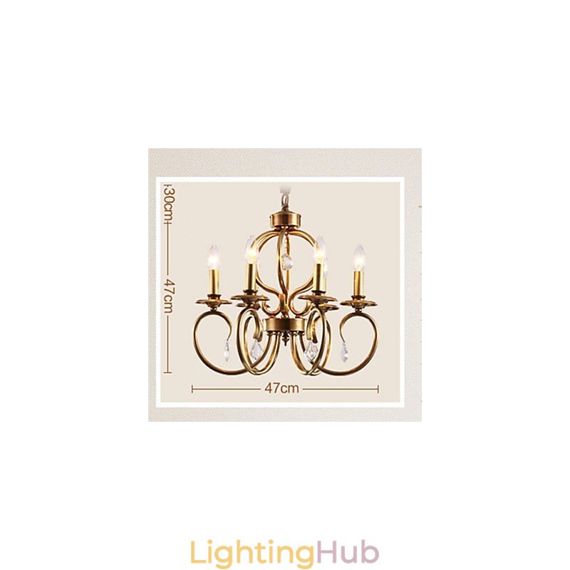 Chandelier Pendant Light Mini Style Traditional Classic Metal