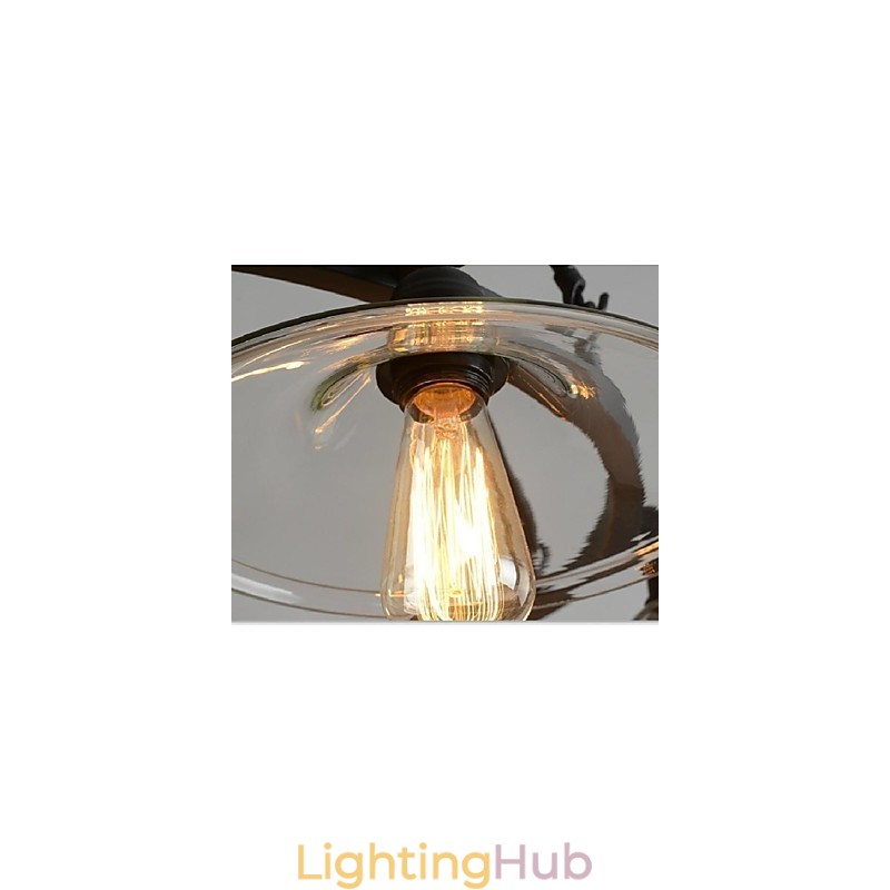 Traditional Classic Vintage Retro Lantern Country Mini Style Painting Metal Pendant Light Dining
