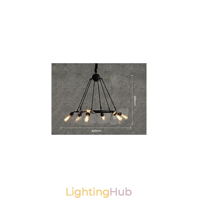 Traditional Classic Vintage Retro Lantern Country Mini Style Painting Metal Pendant Light Dining