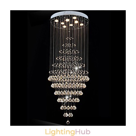 Modern Crystal Chandelier Lighting Pendant Light Ceiling Lamp Fixtures with 8 Bulbs H180CM Modern Crystal Chandelier Lighting Pendant Light Ceiling Lamp Fixtures with 8 Bulbs H180CM