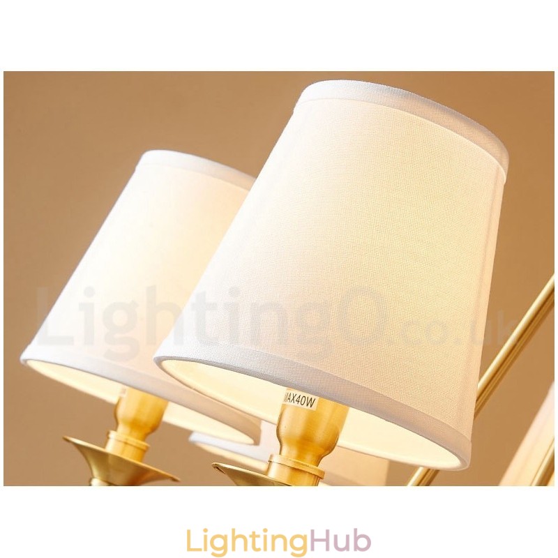Pure Brass Round Chandelier Pendant Light Traditional Classic