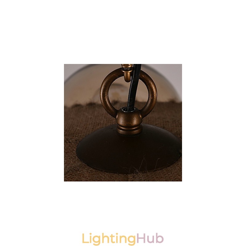 Country Painting Metal Chandelier Pendant LightBedroom