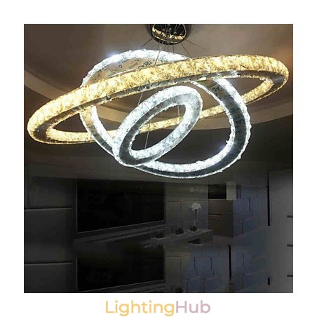 Crystal Ceiling Pendant Lamps Chandelier Lighting Fixtures with Warm and Cool White D406080cm Crystal Ceiling Pendant Lamps Chandelier Lighting Fixtures with Warm and Cool White D406080cm