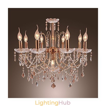 Elegant Crystal Chandelier with 9 Lights Elegant Crystal Chandelier with 9 Lights