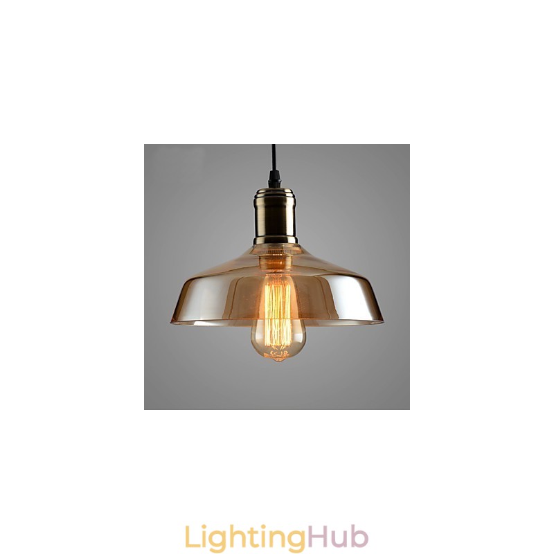 Retro Lighting Glass Pendant Light