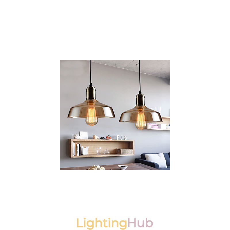 Retro Lighting Glass Pendant Light