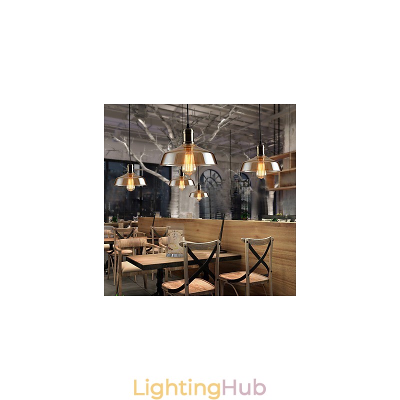 Retro Lighting Glass Pendant Light