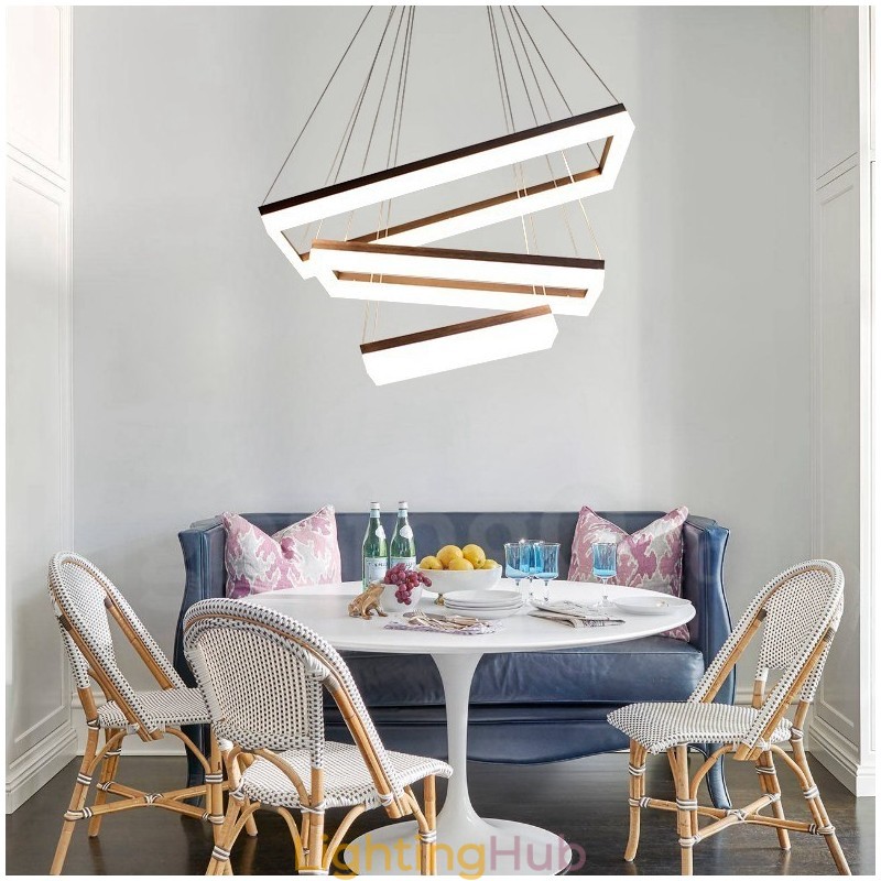 Wi Fi Smart Dimmable 3 Tiers Modern Contemporary Style Home Pendant Light