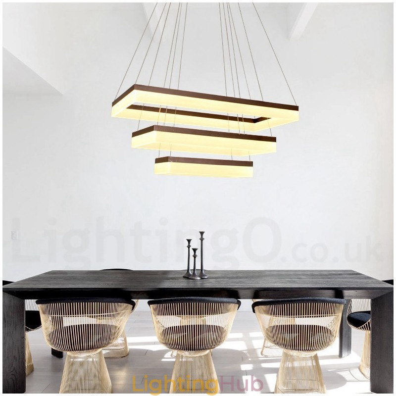 Wi Fi Smart Dimmable 3 Tiers Modern Contemporary Style Home Pendant Light