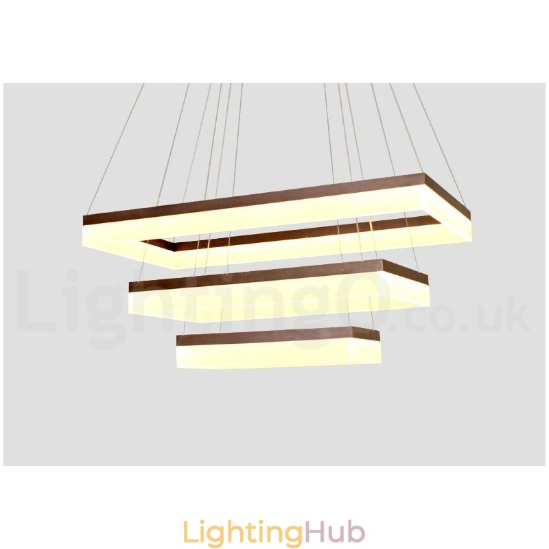 Wi Fi Smart Dimmable 3 Tiers Modern Contemporary Style Home Pendant Light