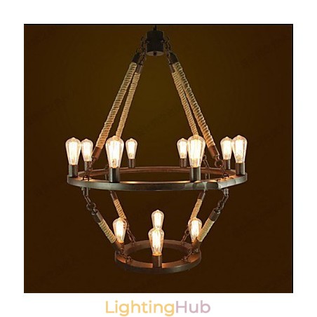 American Industrial Windge Hemp 12 European Retro Lamp American Industrial Windge Hemp 12 European Retro Lamp