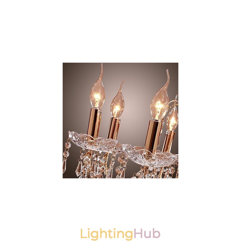 Elegant Crystal Chandelier with 9 Lights