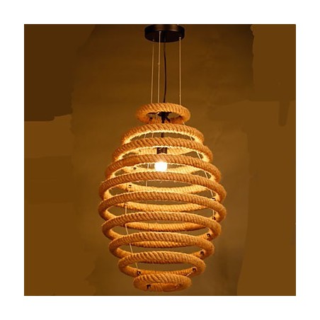 American Country Hemp Honeycomb Chandelier American Country Hemp Honeycomb Chandelier