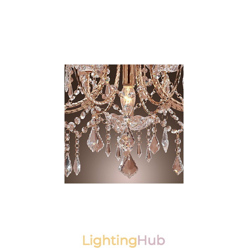 Elegant Crystal Chandelier with 9 Lights