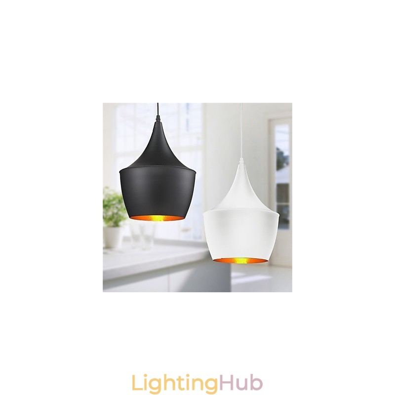 Pendant Light Retro Vintage Tom Dixon Design Black White Type Cafe pendant lamps