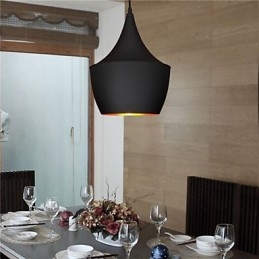 Pendant Light Retro Vintage Tom Dixon Design Black White Type Cafe pendant lamps
