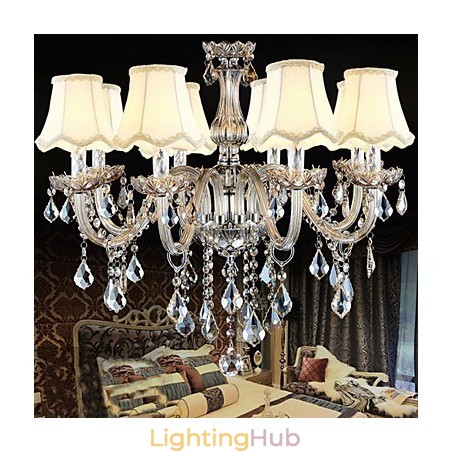 K9 Transparent Christmas Crystal Candle Chandelier with 8 Lights K9 Transparent Christmas Crystal Candle Chandelier with 8 Lights