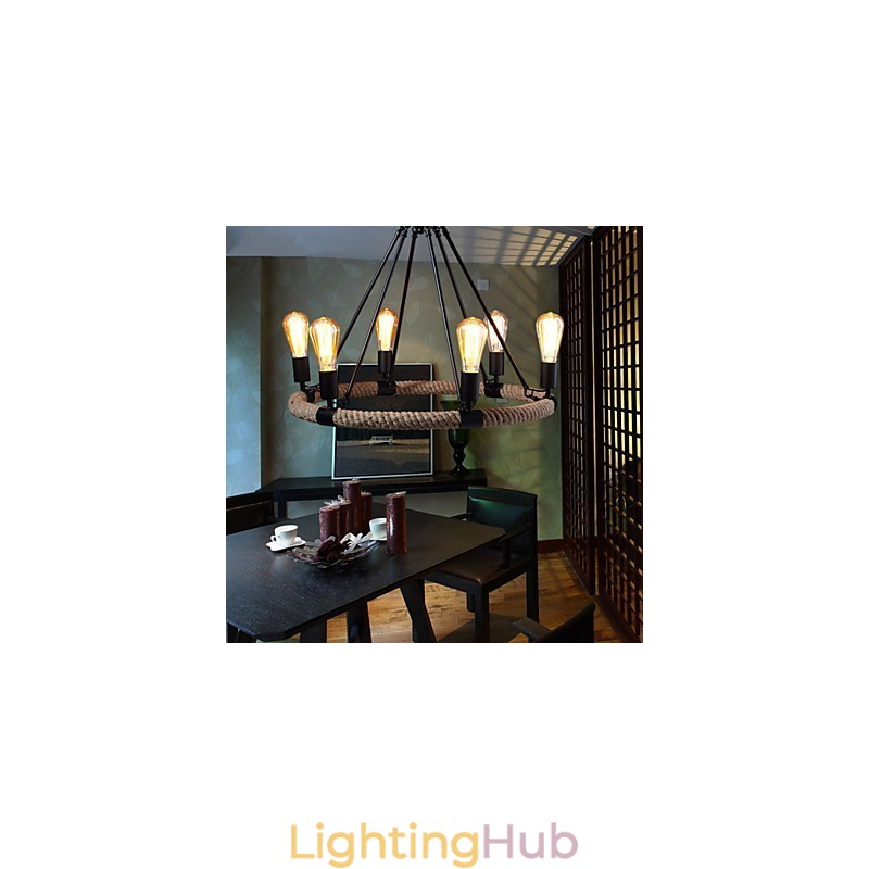 Chandelier Pendant Light Mini Style Rustic Lodge Metal