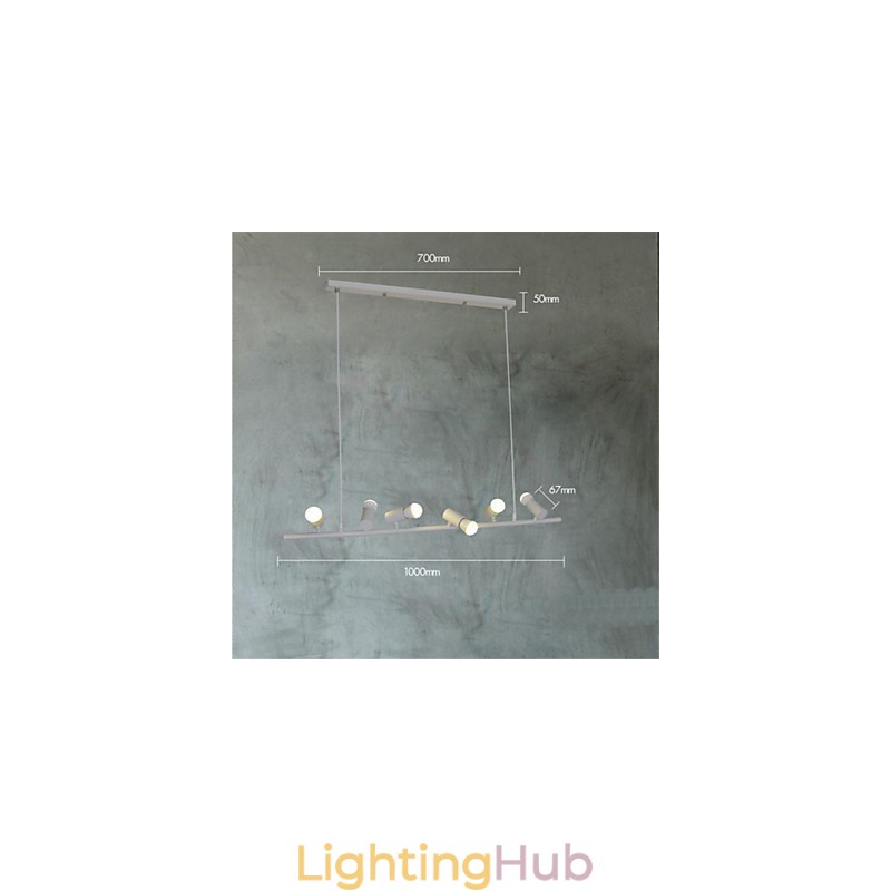 Vintage Retro Mini Style Painting Metal Pendant Light
