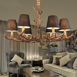 Chandelier Pendant Light Vintage Resin