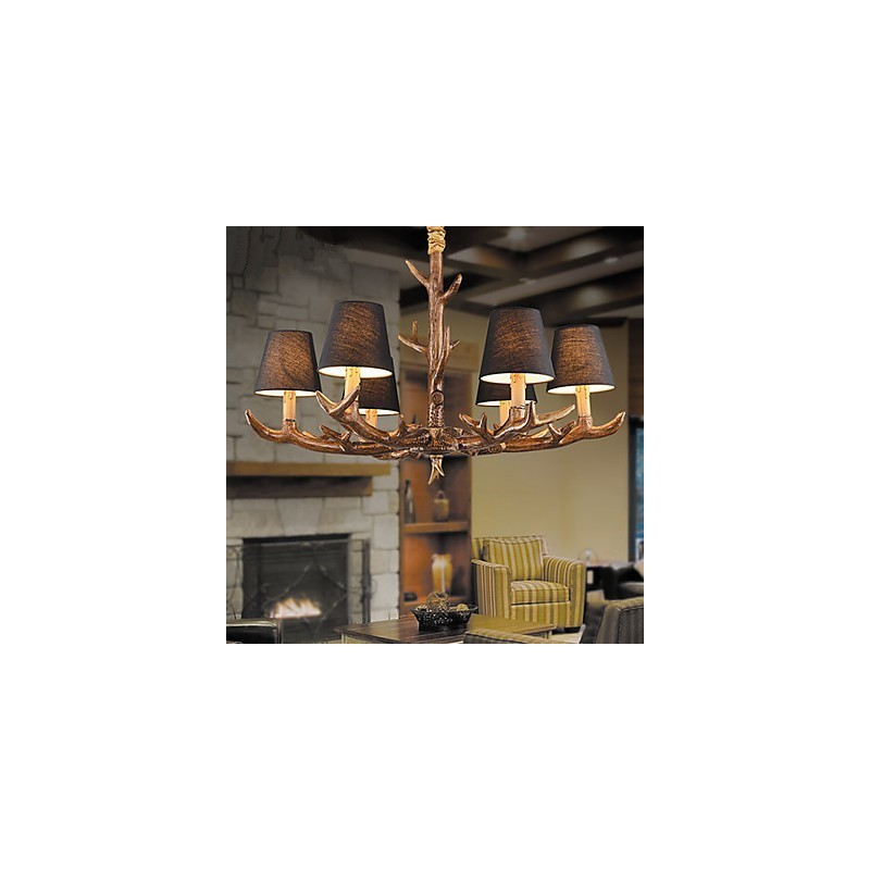 Chandelier Pendant Light Vintage Resin