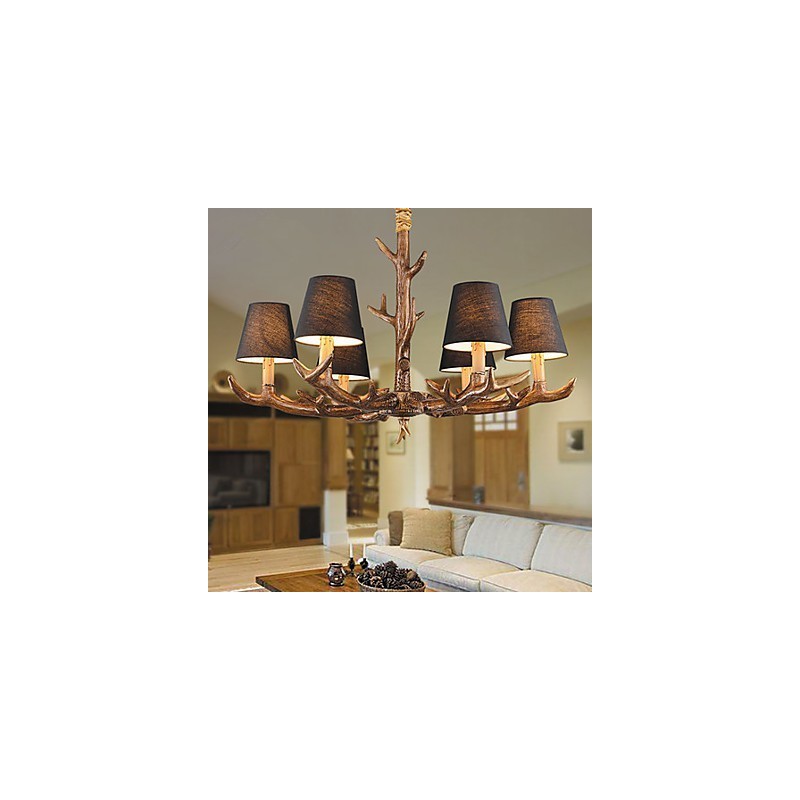 Chandelier Pendant Light Vintage Resin