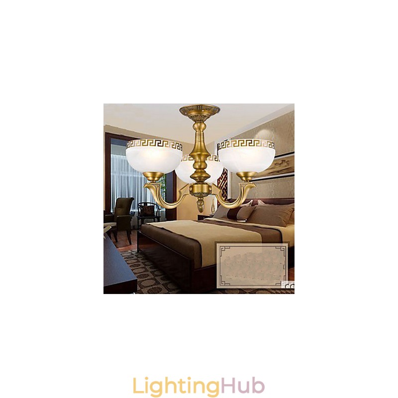 Full Copper lamp Marble Dining Original Modern Copper Chandelier