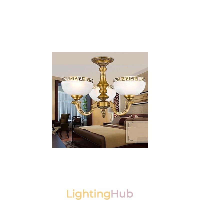 Full Copper lamp Marble Dining Original Modern Copper Chandelier