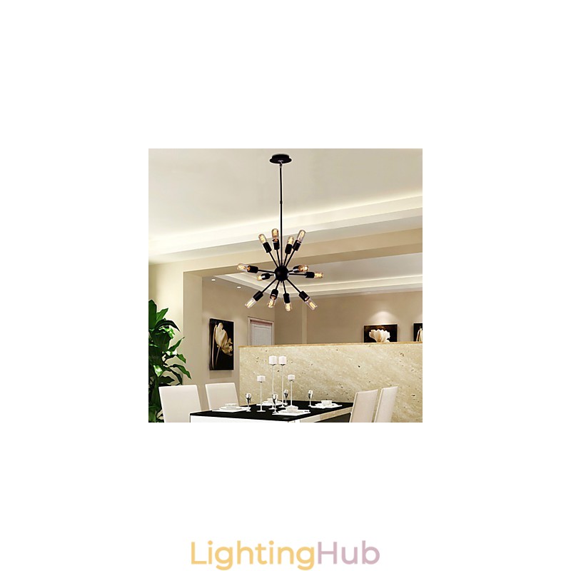 Avant Garde Iron Chandelier with 12 Lights