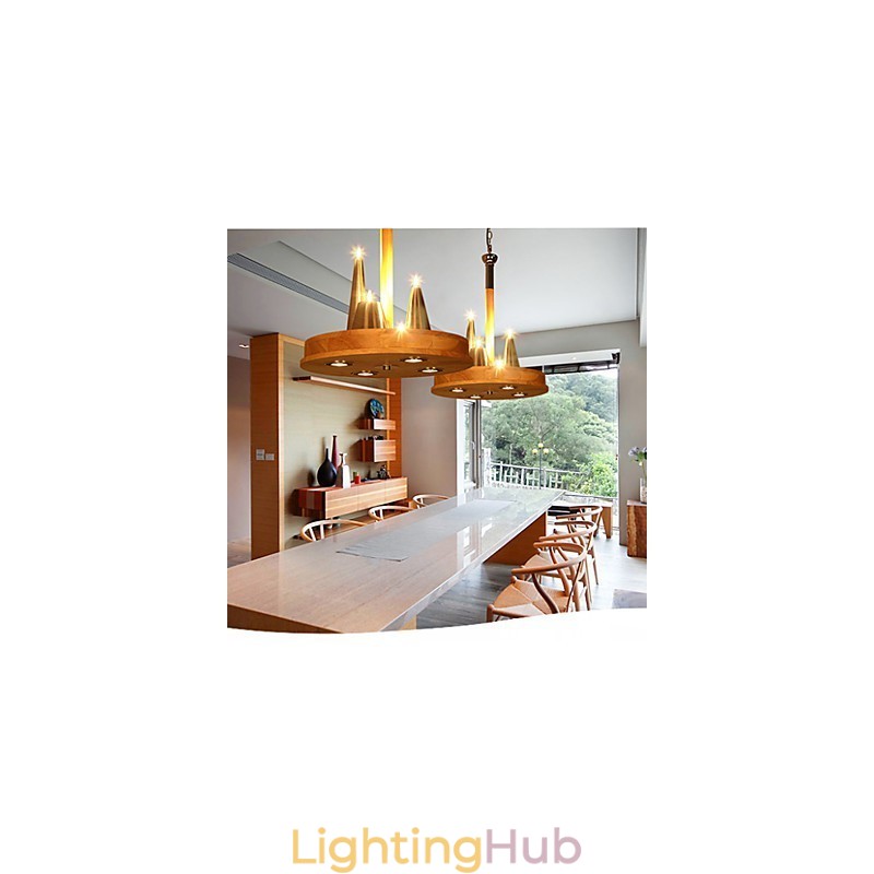 American Warm Stylish solid Wood Pendant