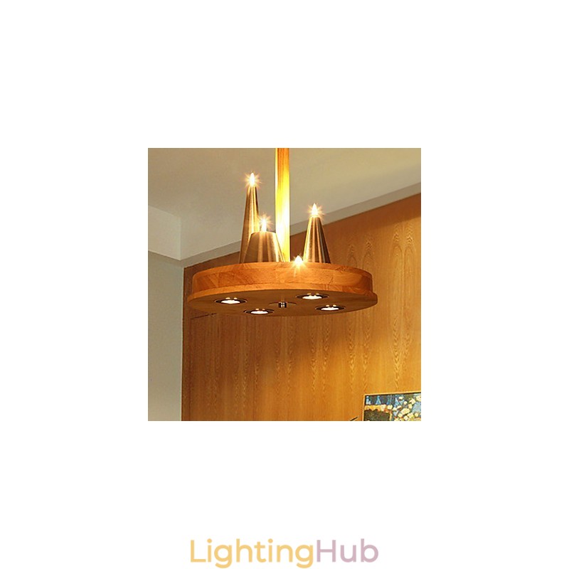American Warm Stylish solid Wood Pendant