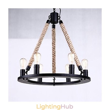 Pendant Light 6 Lights Country Style Wrought Iron Pendant Light 6 Lights Country Style Wrought Iron