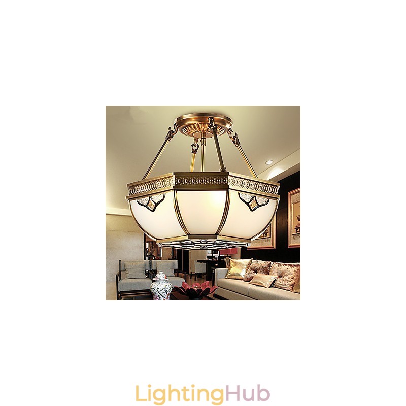Pendant Lights Crystal Mini Style Traditional Classic Metal