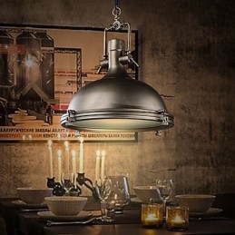 Industrial Single Pendant Lamp Decorate Loft Style Vintage Metal Drop Light