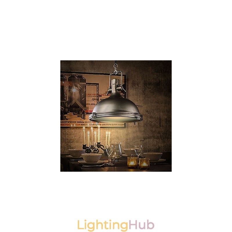 Industrial Single Pendant Lamp Decorate Loft Style Vintage Metal Drop Light