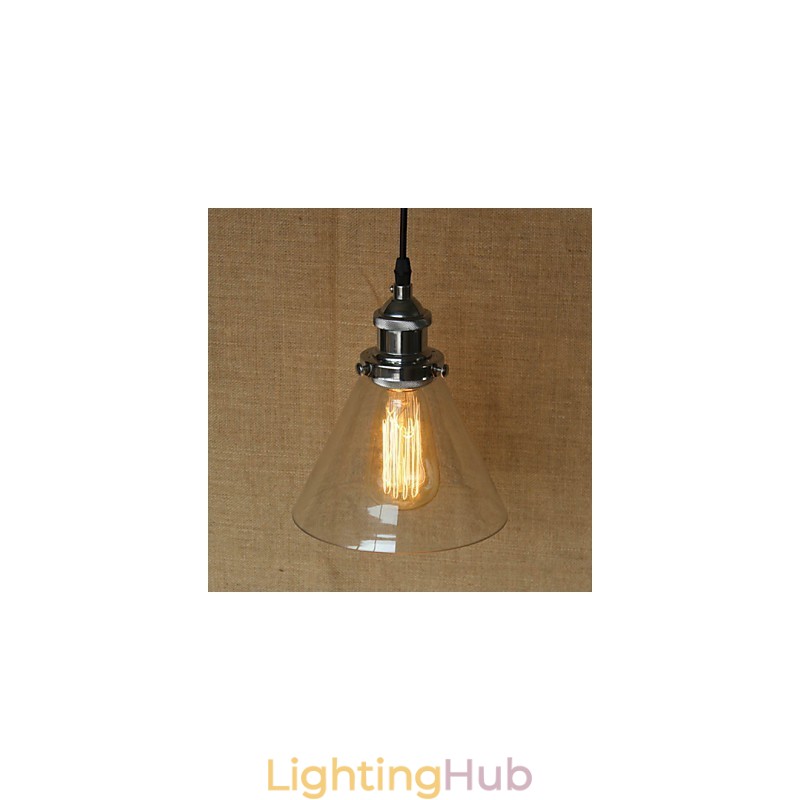 Traditional Classic Vintage Retro Country Globe Pendant Light