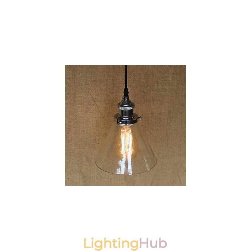 Traditional Classic Vintage Retro Country Globe Pendant Light