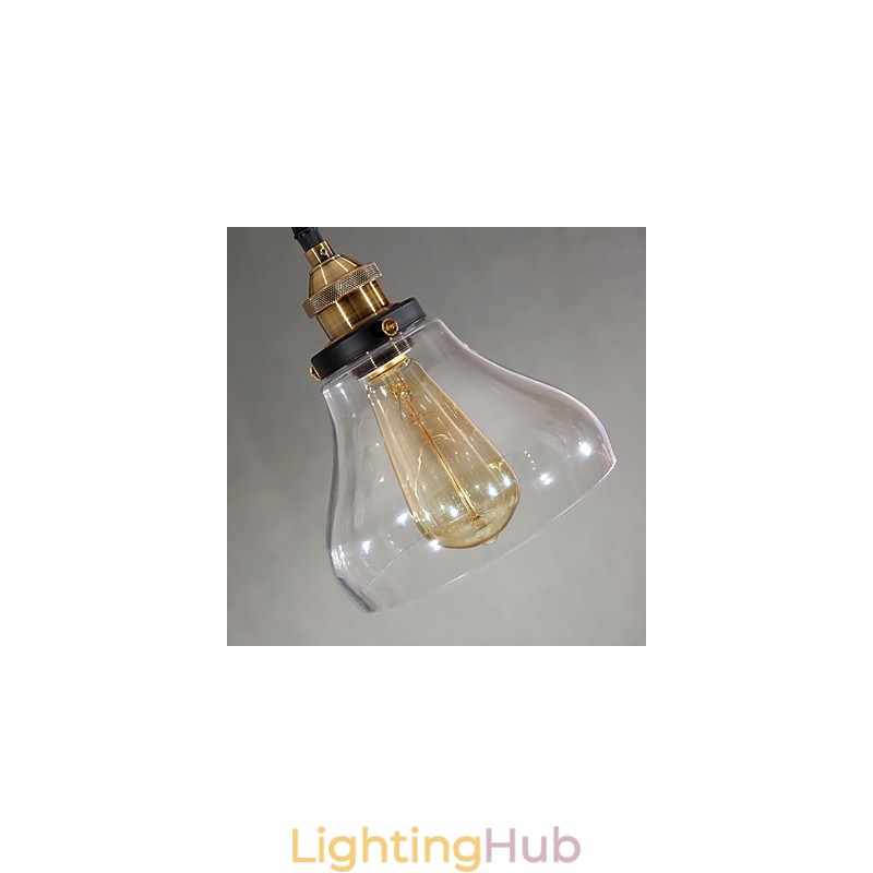 Traditional Classic Vintage Retro Country Globe Pendant Light