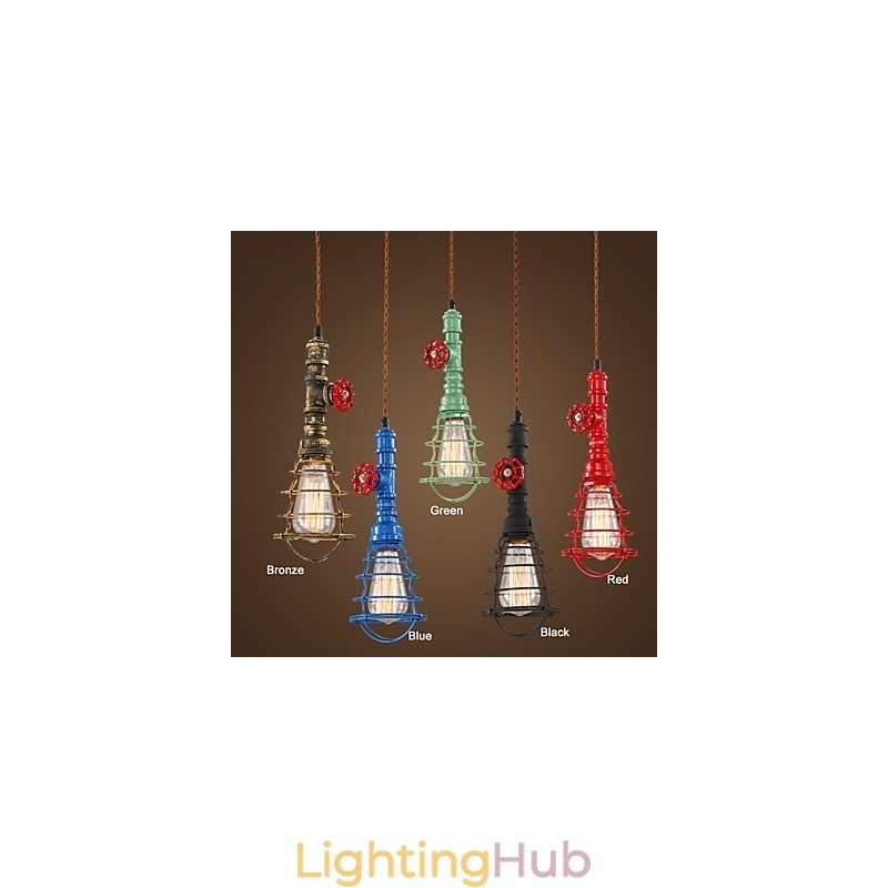 E26 Vintage Pendant Light Waterpipe Design Lights