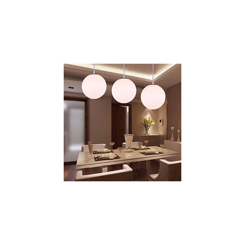 1 Lights Contemporary Glass Pendant Light