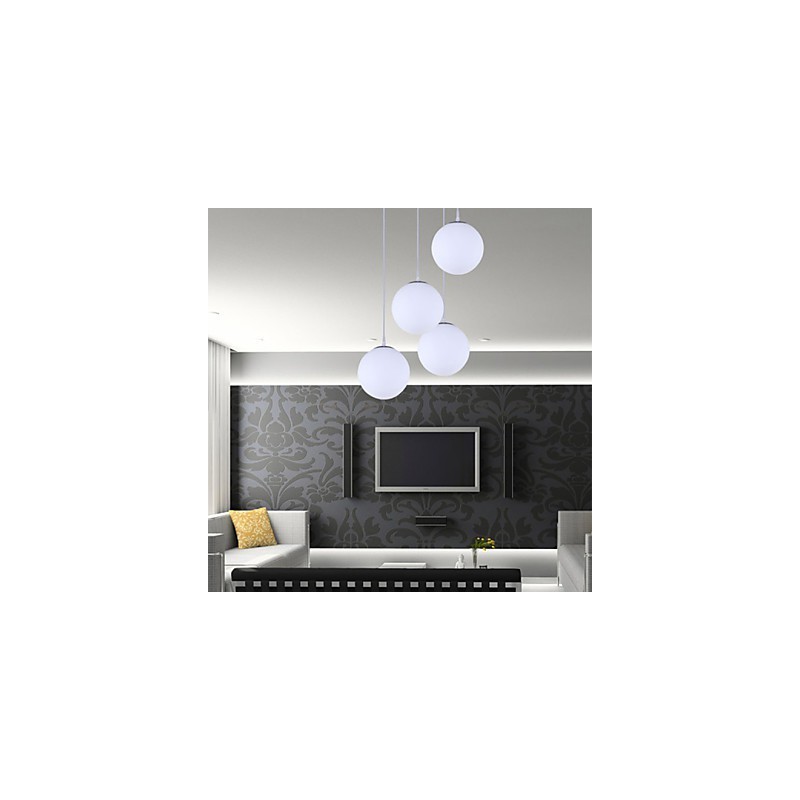 1 Lights Contemporary Glass Pendant Light