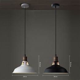 Industrial Vintagen Mini Metal Pendant Light 1 Light Multi Color Optional