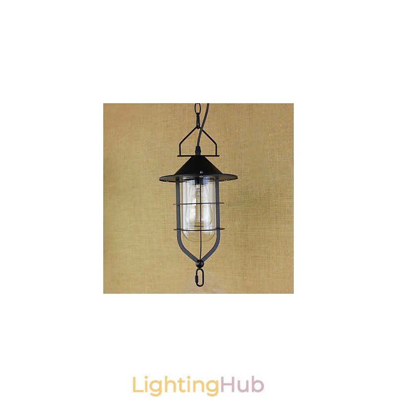 American Retro Rustic Pastoral Lighting Light Industrial Pendant Lamp