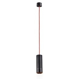 1 Light Mini Pendant light Black Anodized with Aluminium