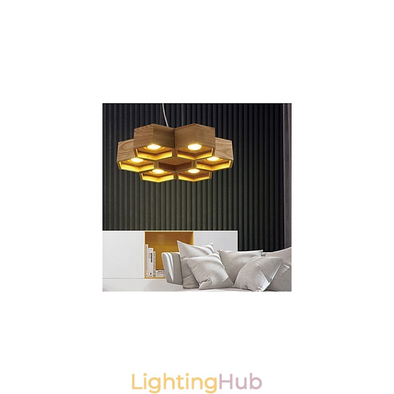 Pendant Lights Country Wood Bamboo