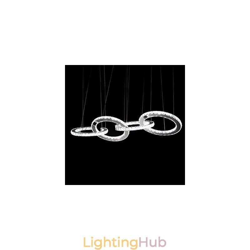 Pendant Lights Crystal Light Modern Contemporary Metal