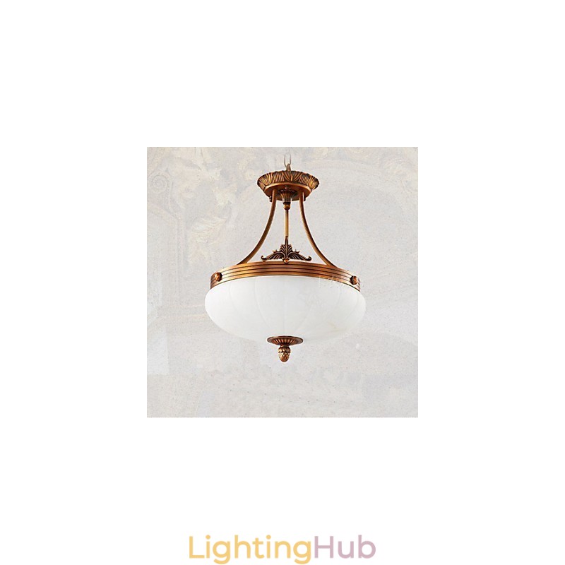 European Marble lamp Copper Chandelier Lights